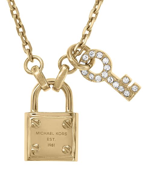 michael kors gold lock|More.